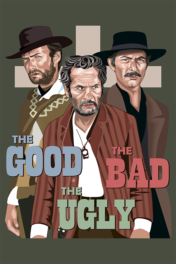 Ilustracion the Good the Bad and the Ugly